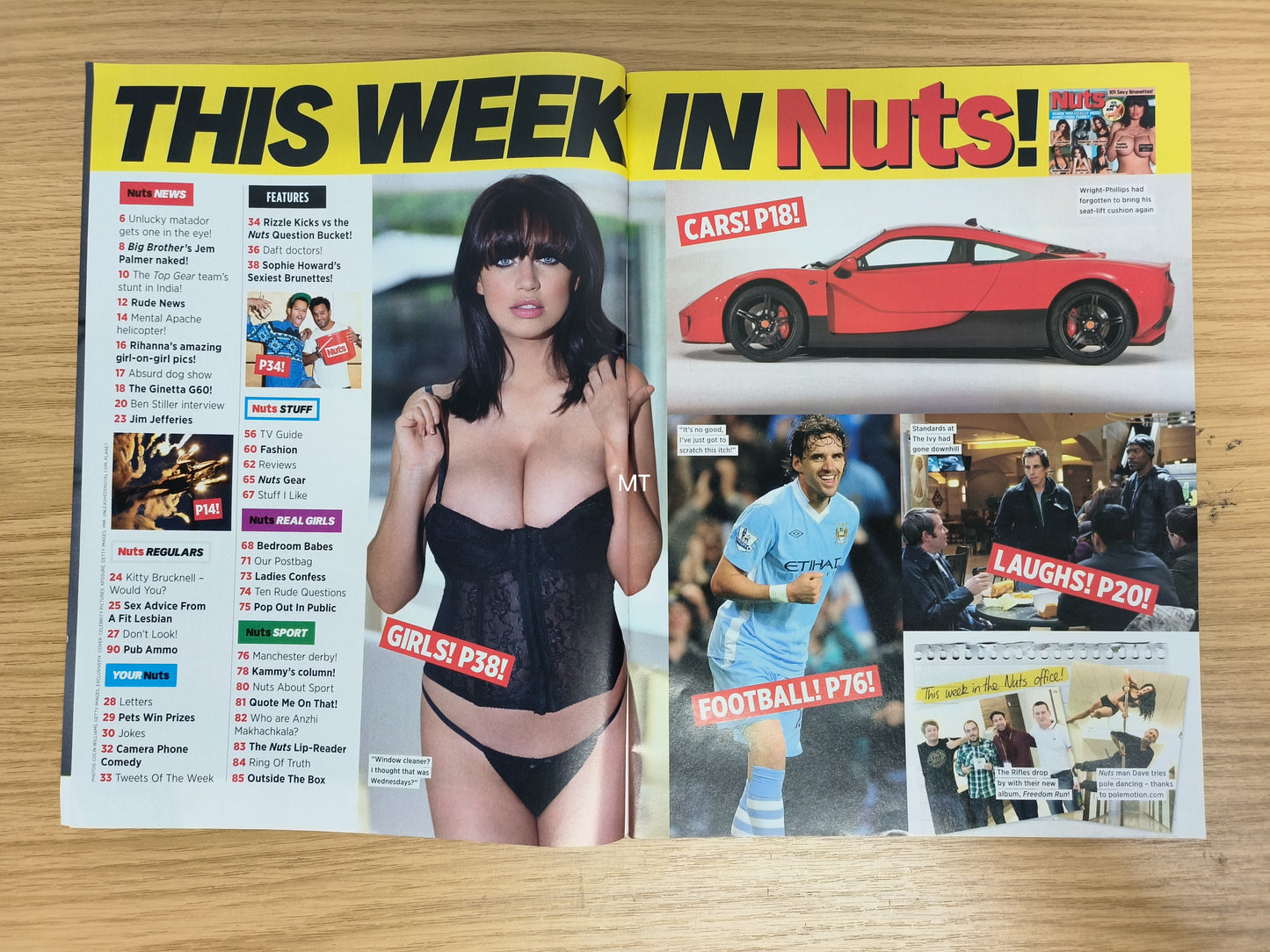 NUTS Magazine 21-27 October 2011 RARE (1112) Sophie Howard POSTER Lucy Pinder Kelly Brook