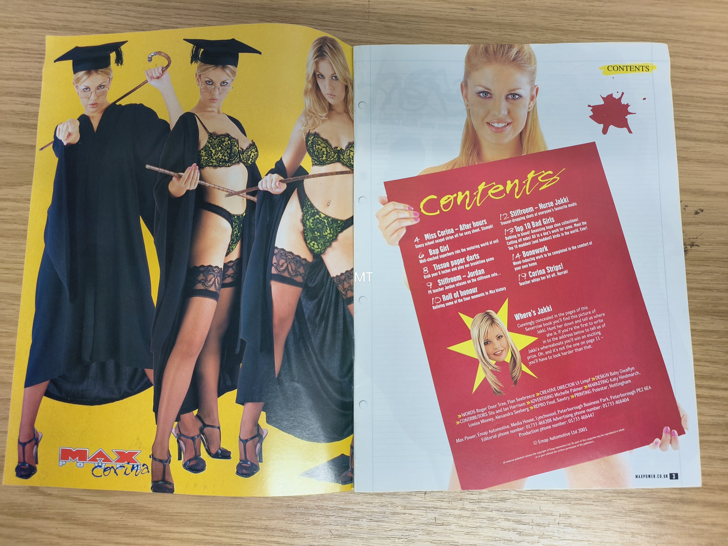 MAX POWER Magazine Sexercise Book SUPER RARE (1112) POSTER Jordan Jakki Degg