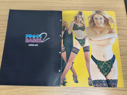 MAX POWER Magazine Sexercise Book SUPER RARE (1112) POSTER Jordan Jakki Degg