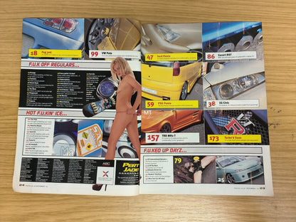 FAST CAR Magazine November 2002 RARE (1116) POSTER Jade Punto GTi Fastest cars Saxo Turbo RST