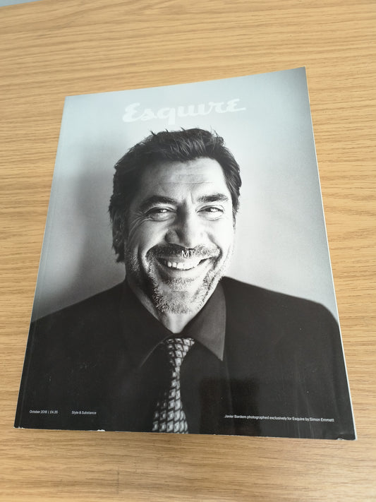 ESQUIRE Magazine October 2018 SUBSCRIBER (1115) Javier Bardem Adam Kay