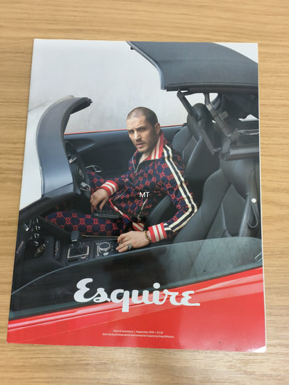ESQUIRE Magazine September 2018 SUBSCRIBER (1115) TOM HARDY GUCCI GREG WILLIAMS DONALD GLOVER