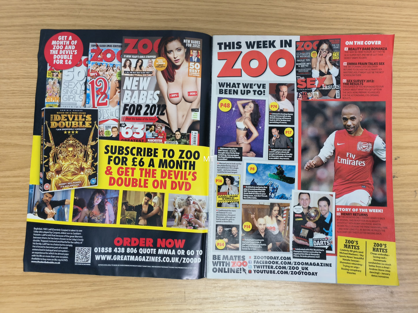 ZOO Magazine 13-19 January 2012 RARE (1116) Emma Frain Georgia Salpa