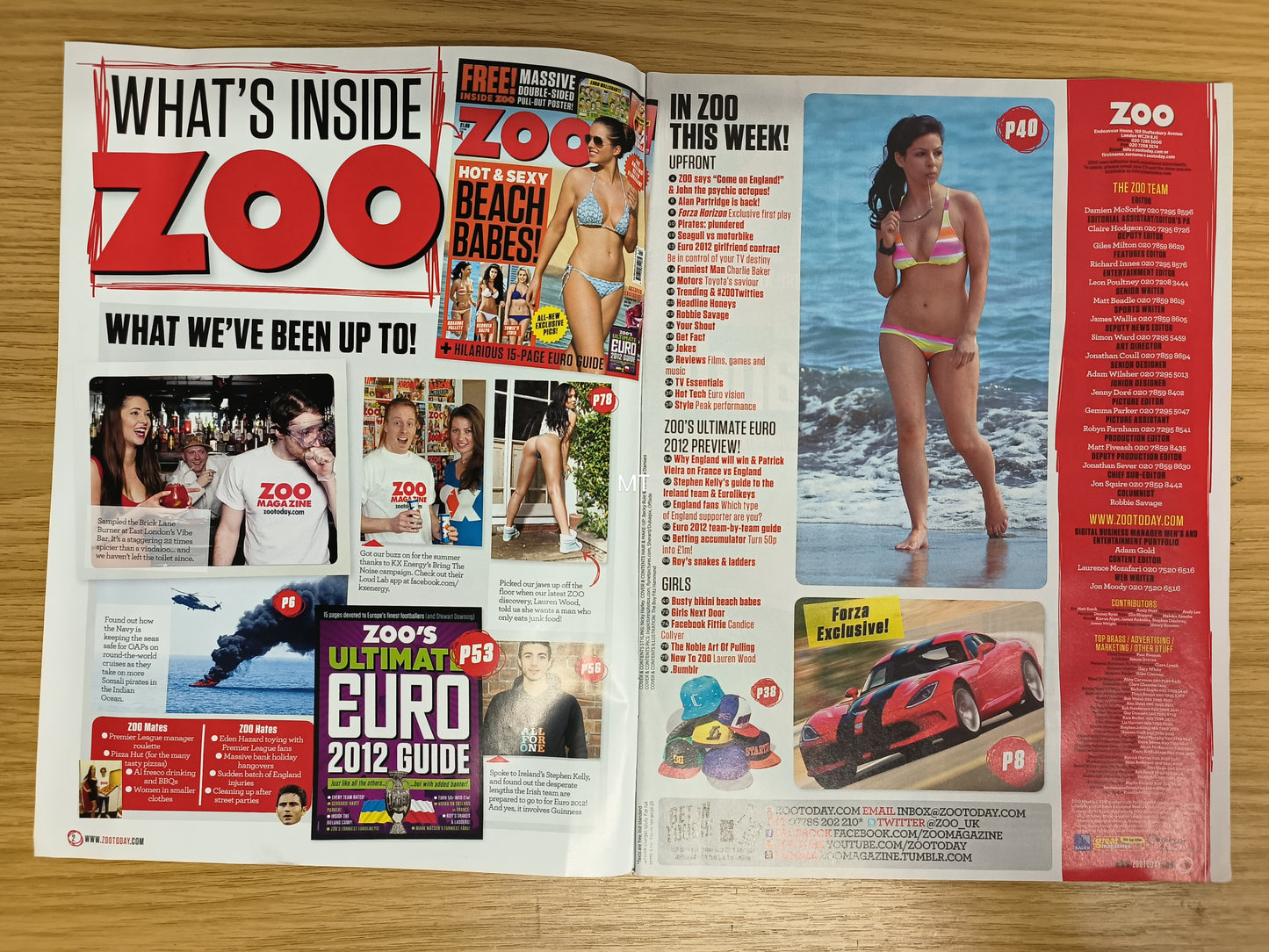 ZOO Magazine 8-14 June 2012 RARE (1116) Helen Flanagan Georgia Salpa Christine McGuiness