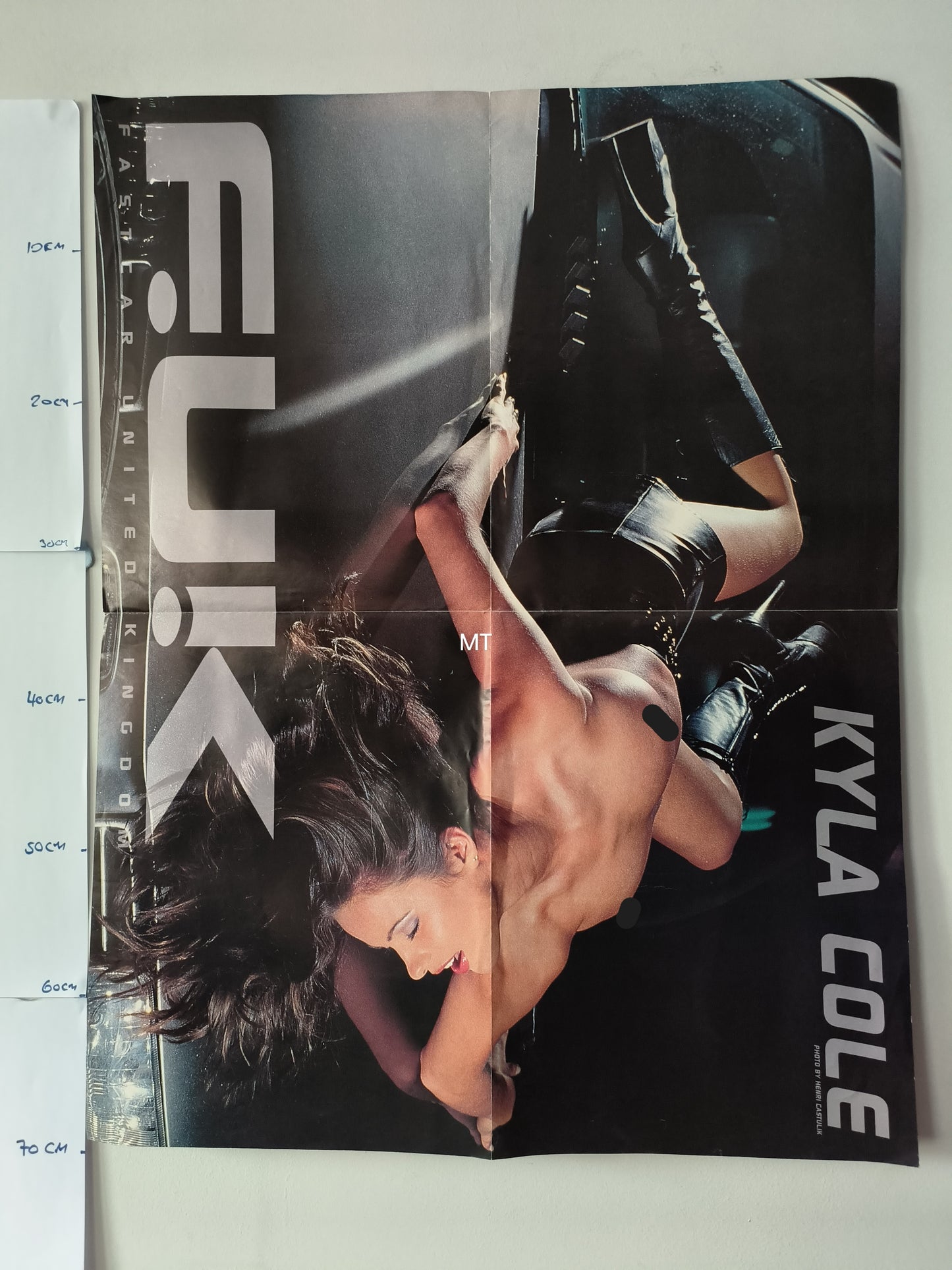 FAST CAR Magazine POSTER LARGE Kelly Brook / Kyla Cole (007)