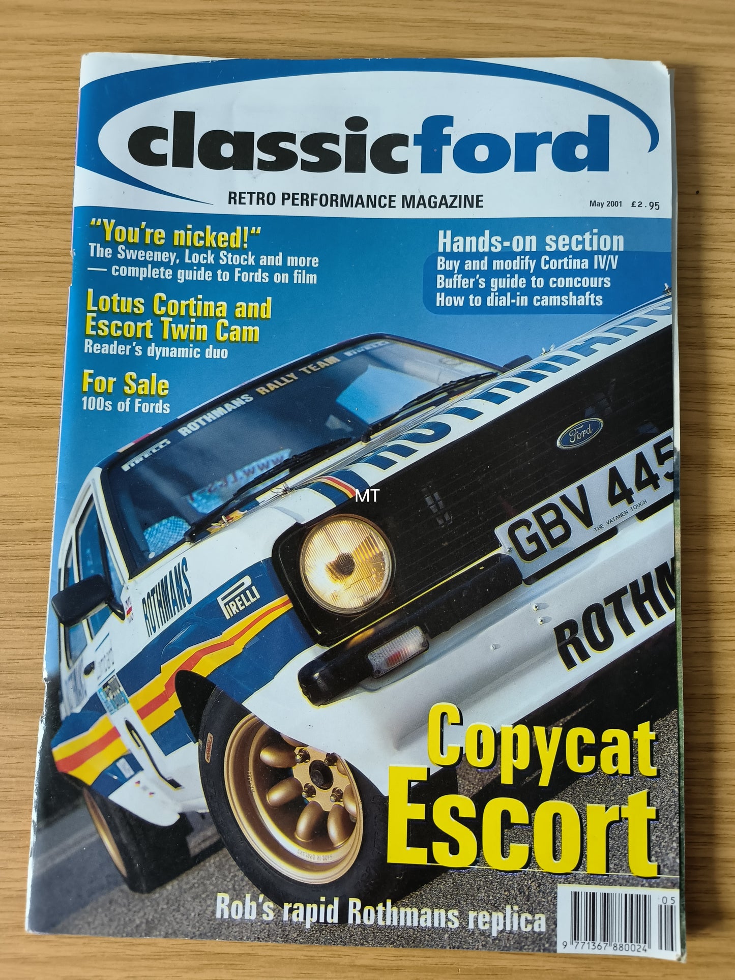 CLASSIC FORD Magazine May 2001 (1117) Escort Lotus Cortina Cortina