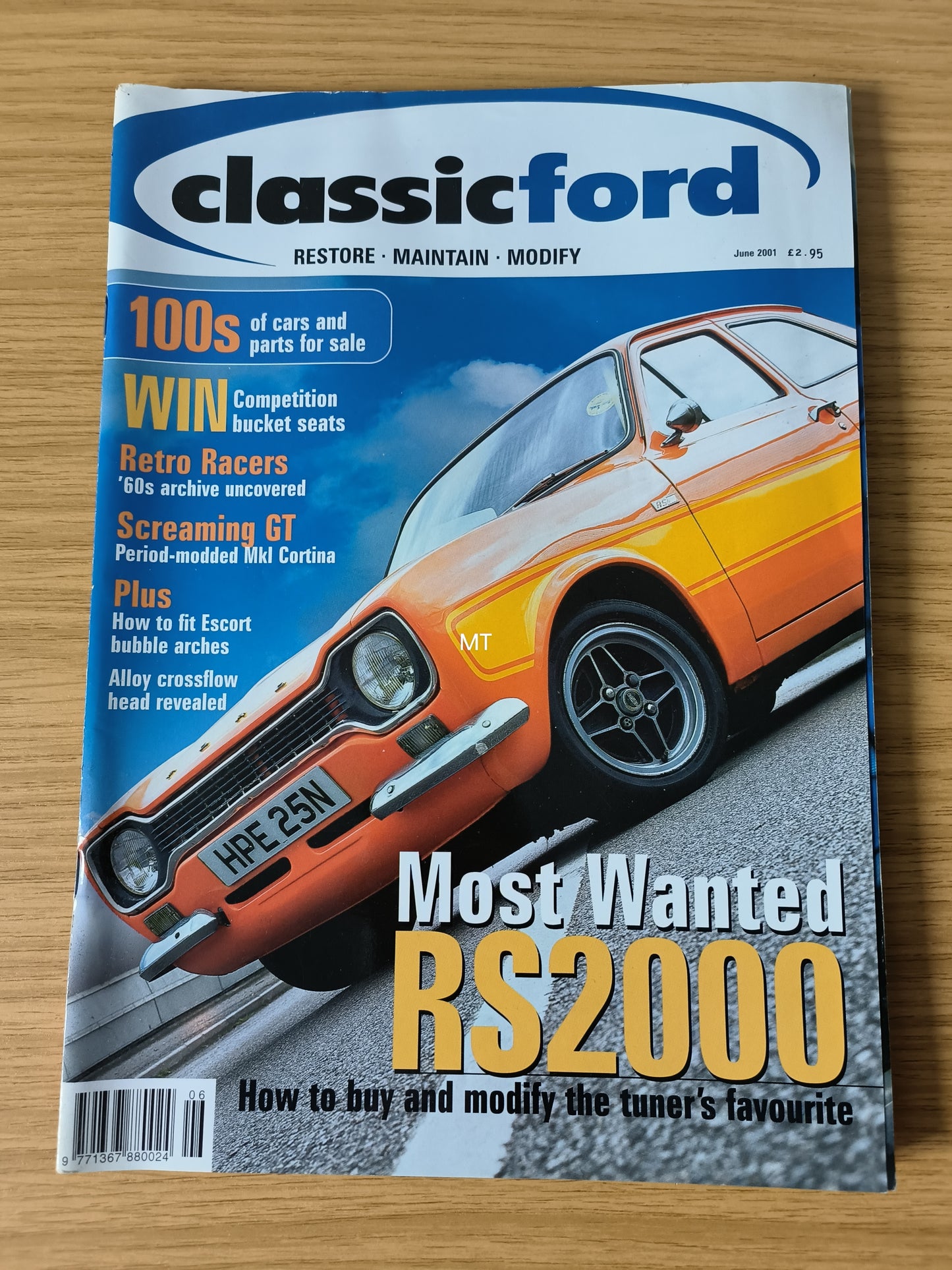 CLASSIC FORD Magazine June 2001 (1117) RS2000 Cortina GT
