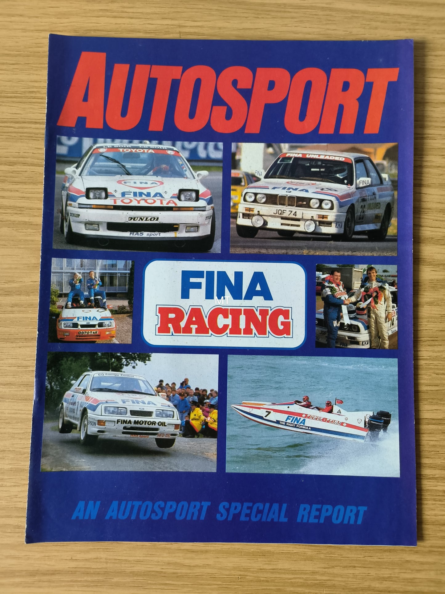 Autosport Magazine (RARE)(1118) FINA Racing Special Report BMW E30 M3 Sierra Cosworth Toyota Official Guide 1980s