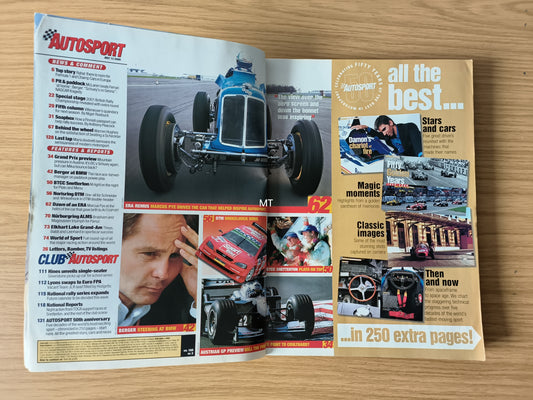 Autosport Magazine 50th Anniversary Issue July 13 2000 (RARE)(1118) 50 Years of Motorsport F1 Senna Schumacher
