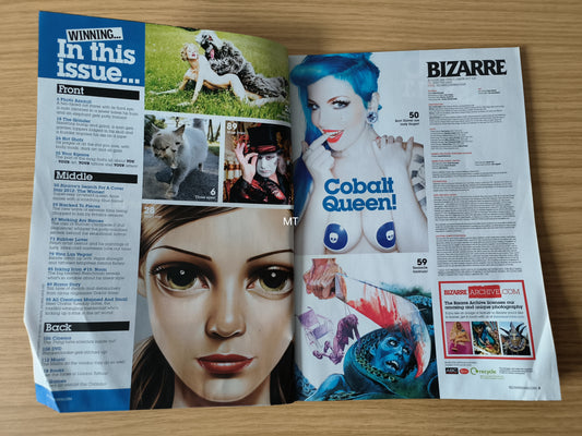 BIZARRE Magazine Christmas 2011 (1120) POSTER Amie Sickest Films Skeletons