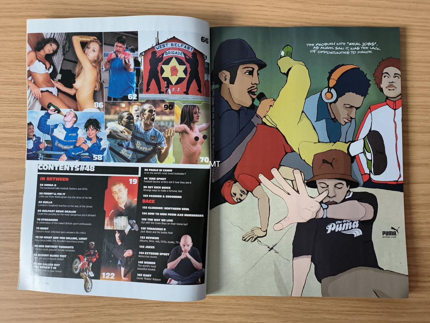 FRONT Magazine September 2002 (1121) Emma B Rachel White Nina Muschallik