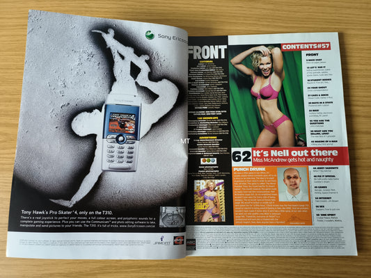 FRONT Magazine June 2003 (1121) Nell McAndrew Katie Lohmann