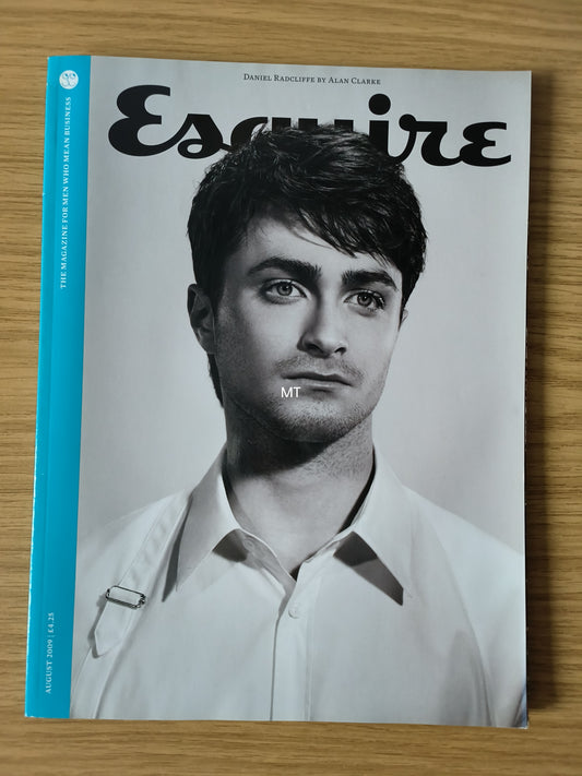 Esquire Magazine August 2009 (RARE)(1123) Daniel Radcliffe