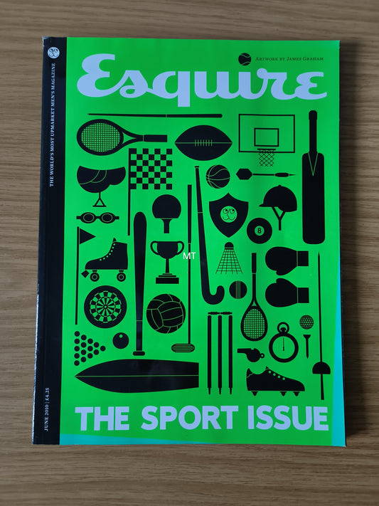 Esquire Magazine June 2010 (RARE)(1123) Wayne Rooney | Bernard Sumner | Rolling Stones