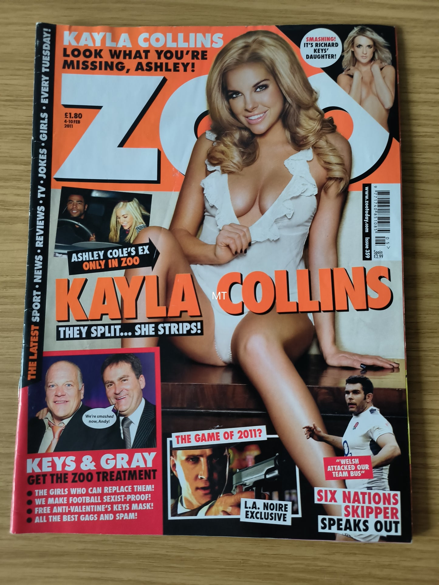 ZOO Magazine 4–10 February 2011 | Kayla Collins | Daniel Brattan | Richard Keys | Andy Gray