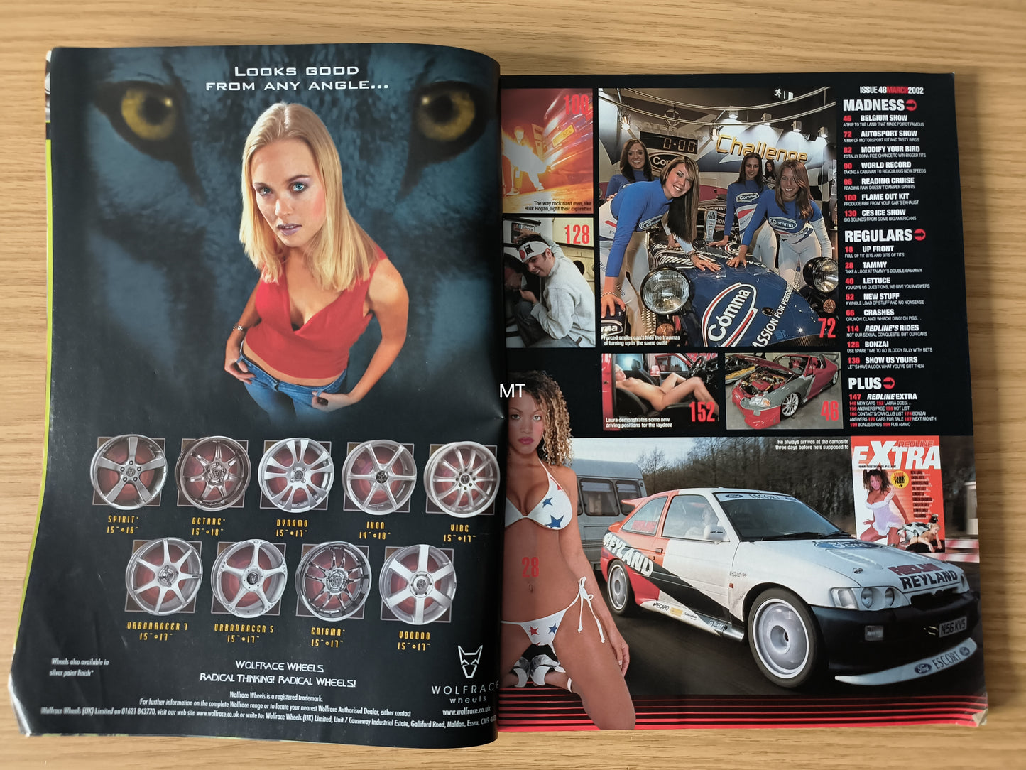 Redline Magazine March 2002 | Tammy Tremaine | Slammed Civic | Escort Cosworth | 200SX | ICE Finals