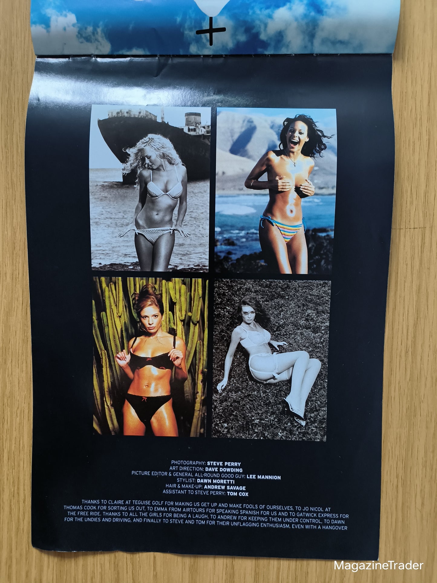 FRONT Magazine Calendar 2001 | Original 12-Month Glamour Calendar | Early 2000s FRONT Collectable