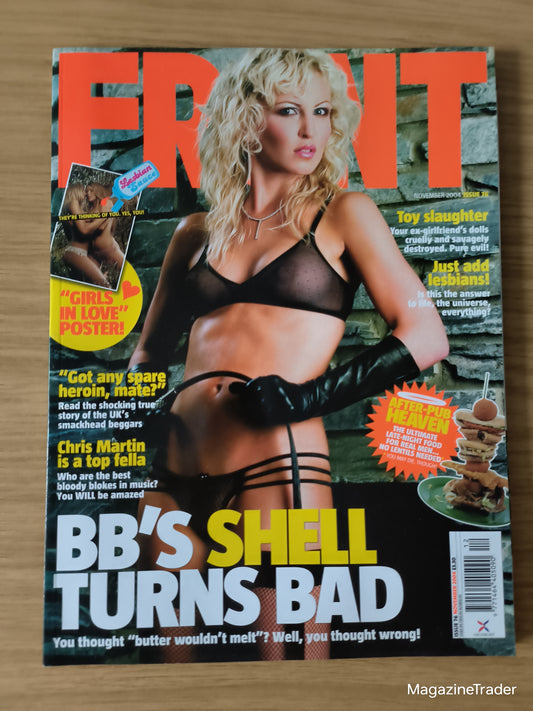 FRONT Magazine Nov 2004 + Poster #76 Shell Jubin Ali Anna Mackenzie Nikki Theobald Vanessa