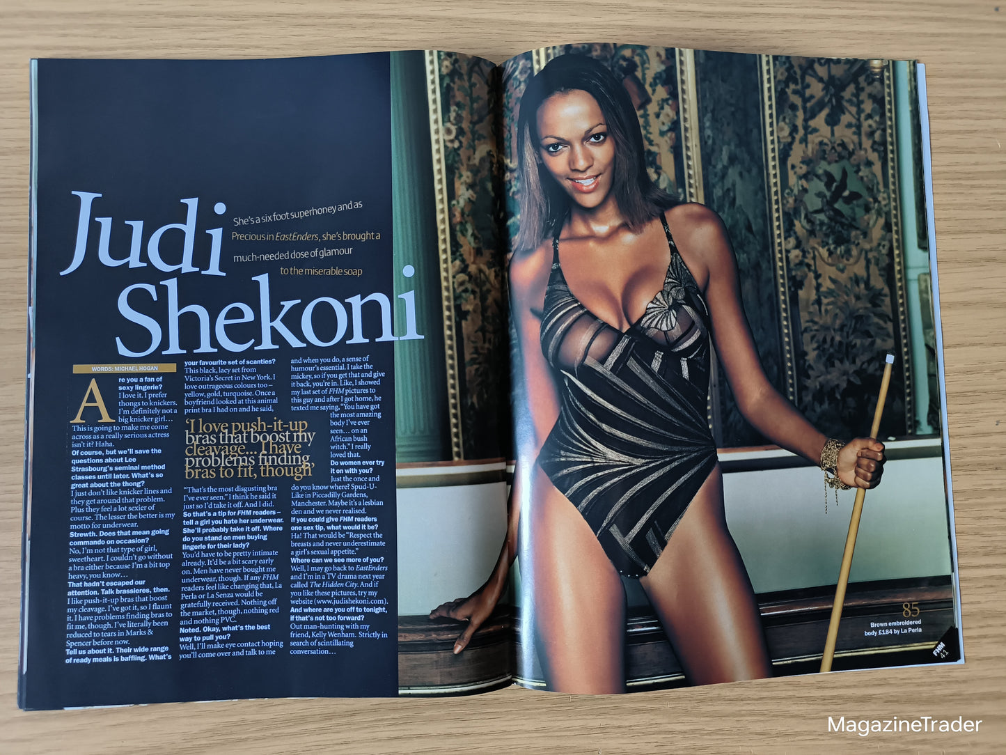 FHM Supplement Lingerie Special 2002 Judi Shekoni Gabrielle Richens