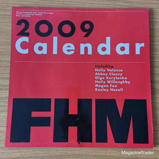FHM Calendar 2009 Megan Fox Katy Perry Holly Willoughby Amber Heard Keeley Hazell