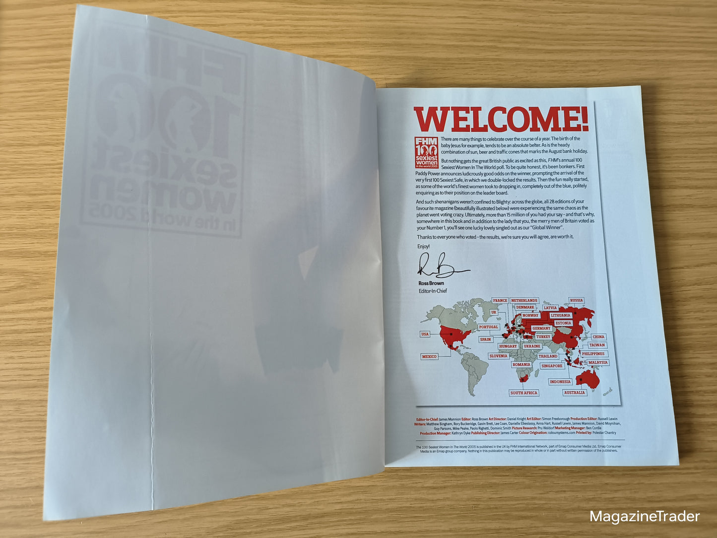 FHM 100 Sexiest Women in the World 2005 Supplement Kelly Brook Cheryl Tweedy Angelina Jolie