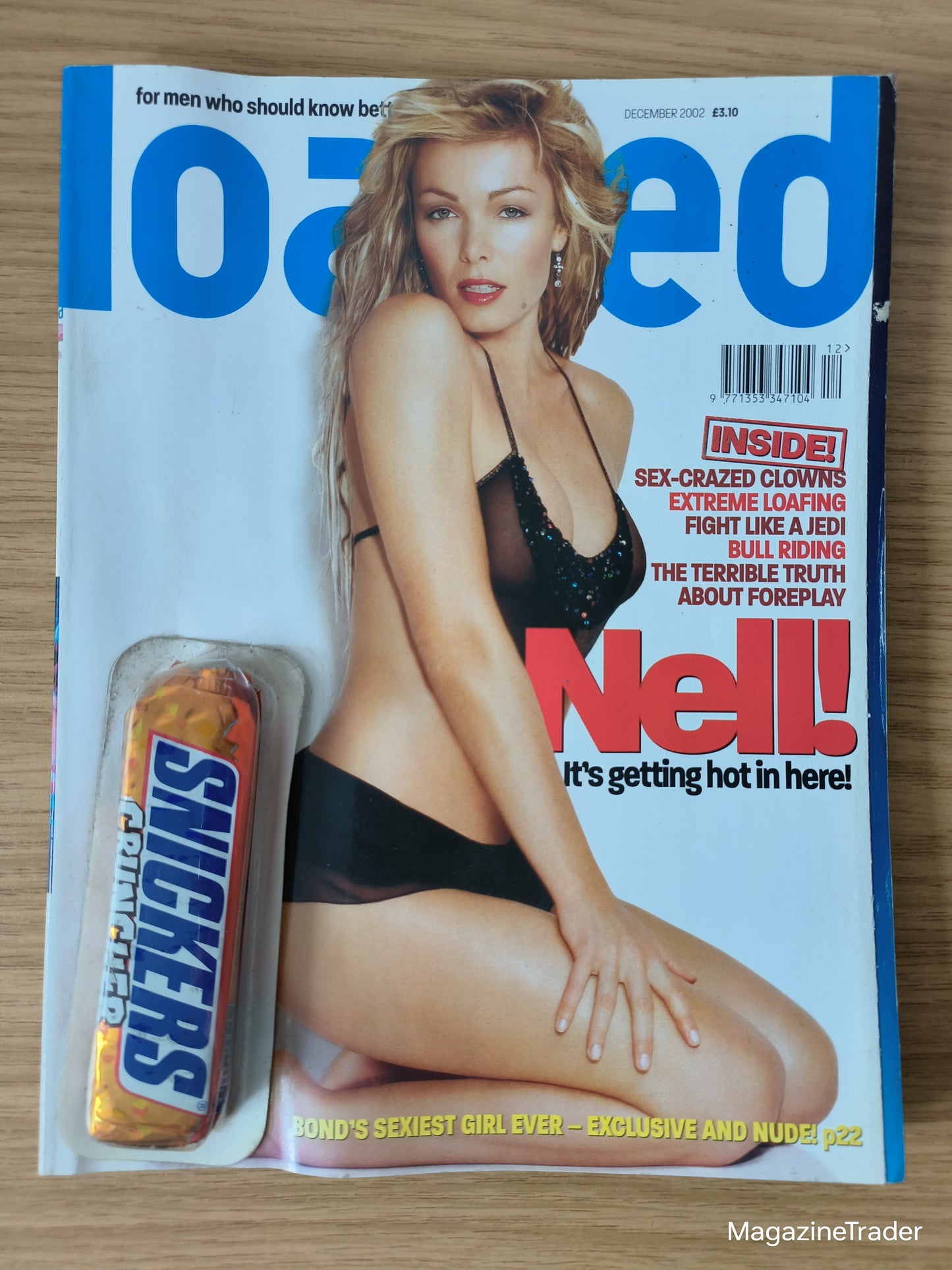 Loaded Magazine December 2002 Nell McAndrew Jakki Degg Bond Sexiest Girl