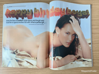 Loaded Magazine August 2002 100th Issue Lucy Clarkson Nell McAndrew David Dickinson