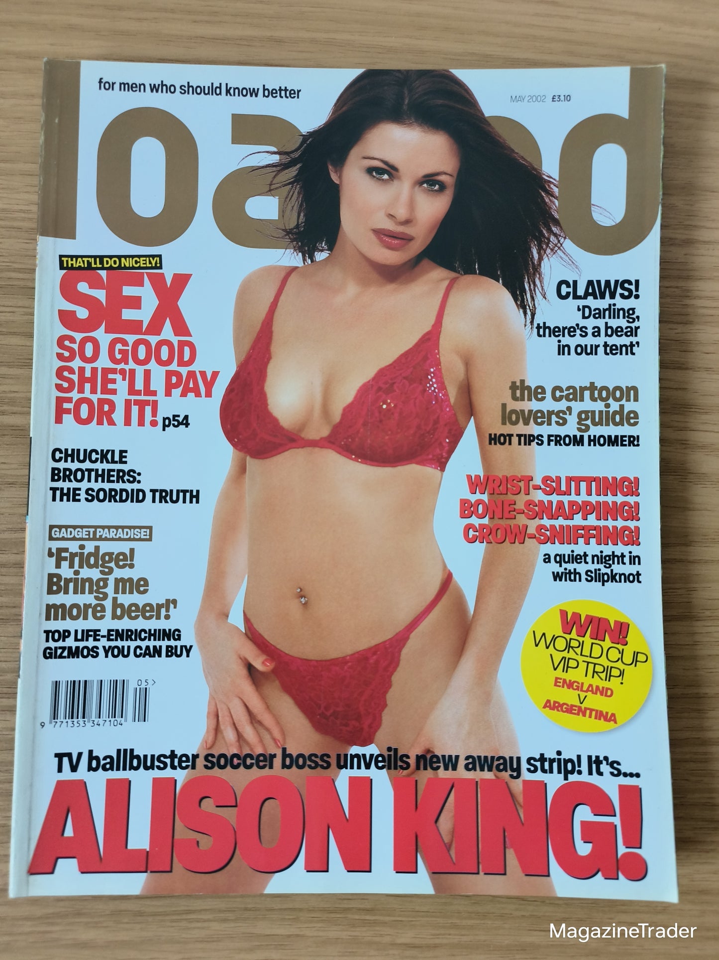 Loaded Magazine May 2002 Alison King Coronation Street Lucy Clarkson Julie Benz