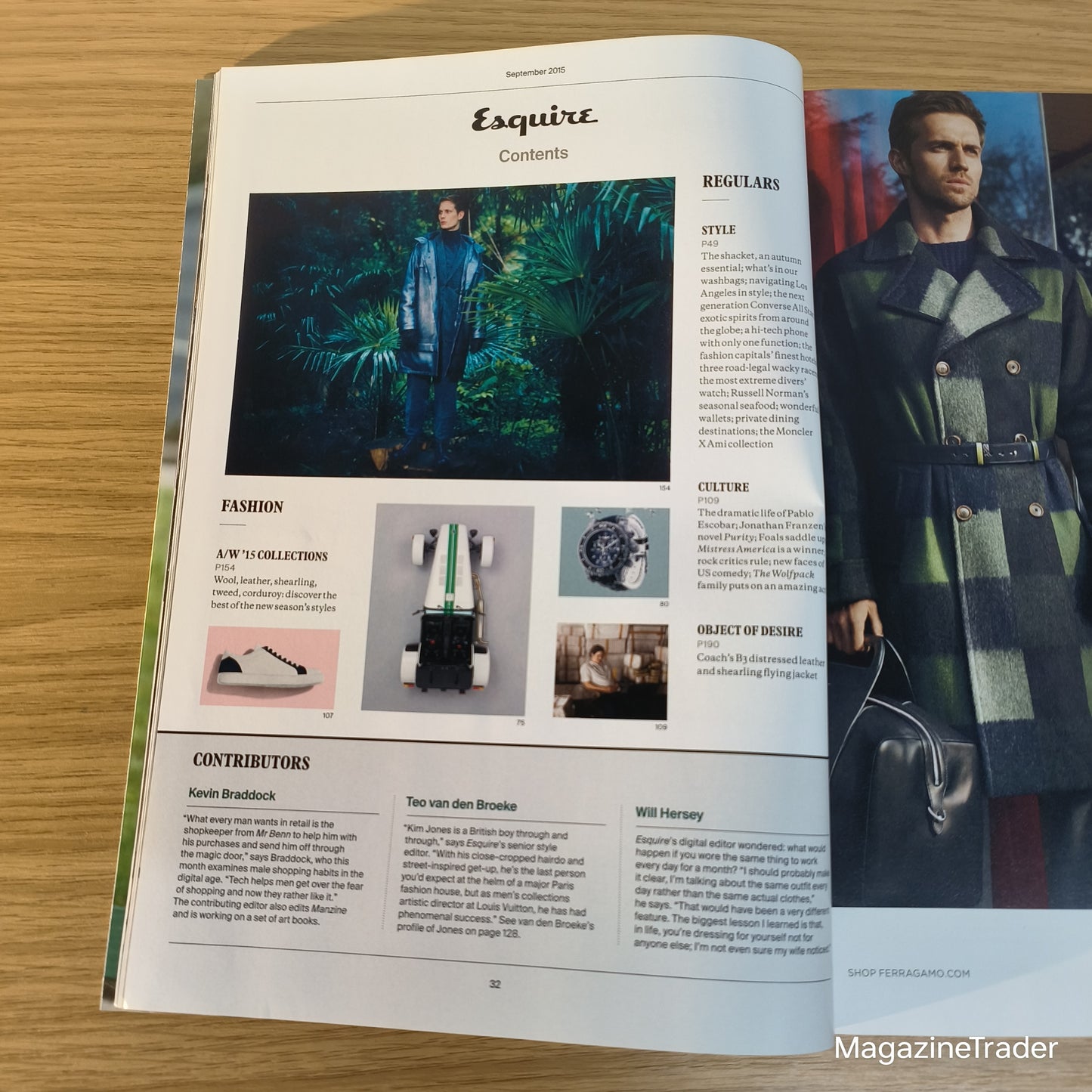 Esquire Magazine September 2015 Adam Driver Fashion Issue A/W '15 Style