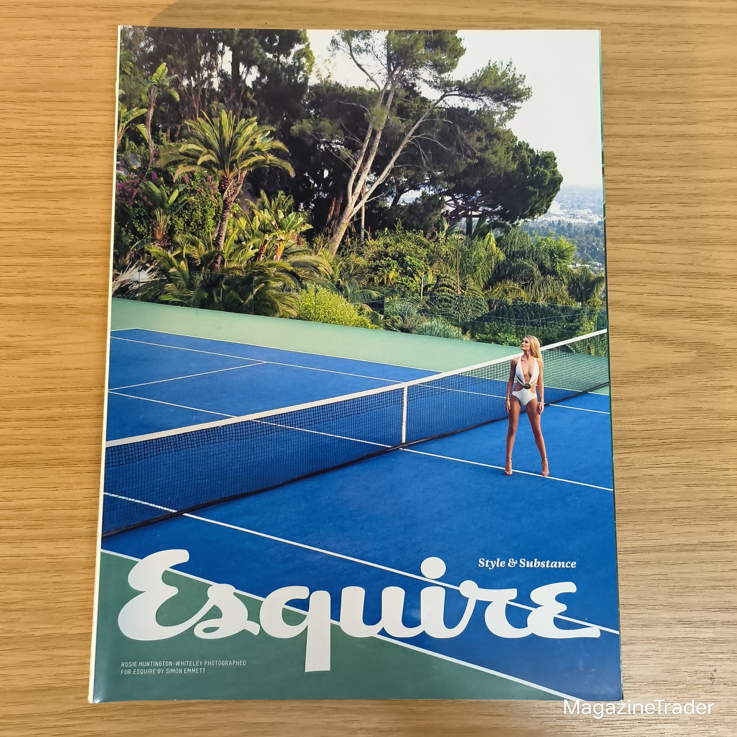 Esquire Magazine April 2015 Rosie Huntington-Whiteley Model Fashion New Casual