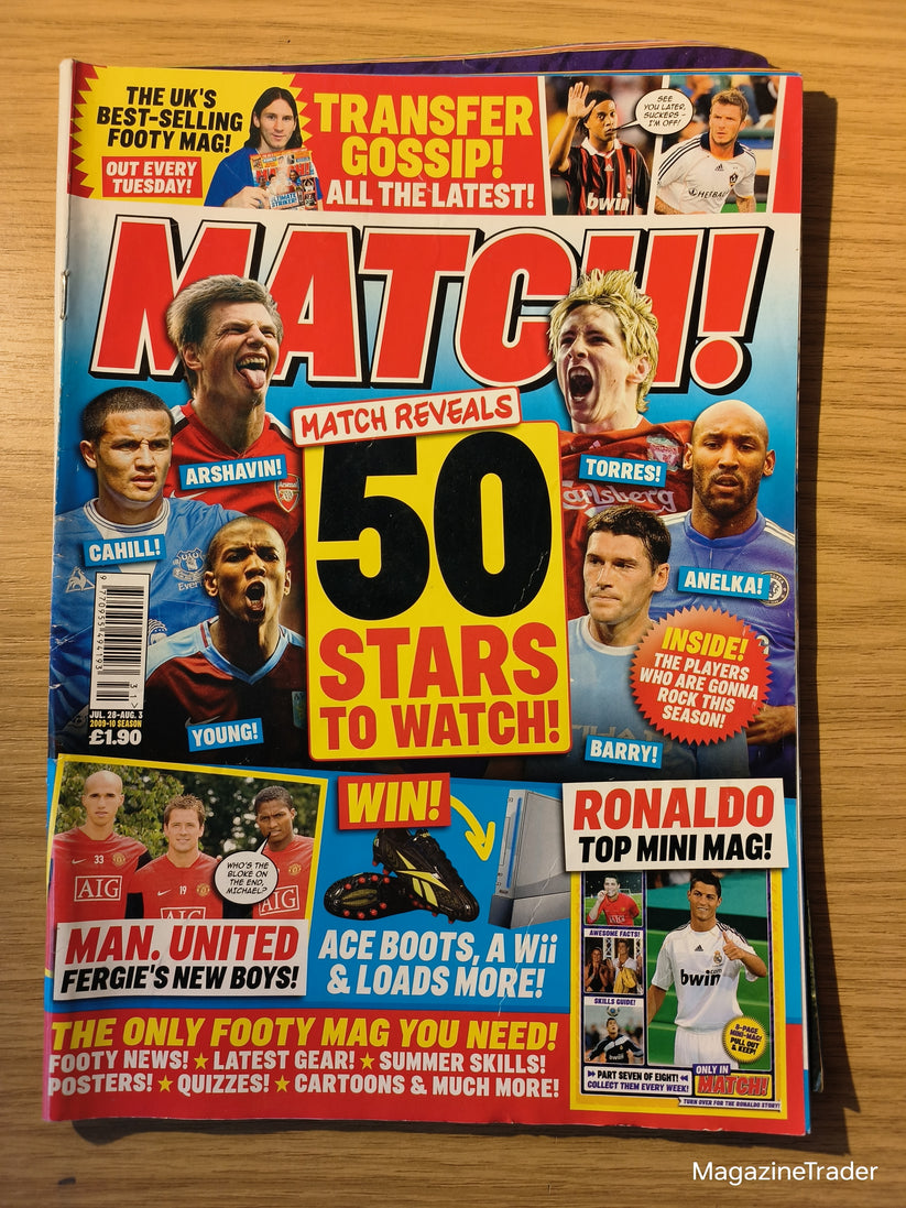 Match! Magazine 28 July-3 August 2009 50 Stars To Watch Messi Torres R ...
