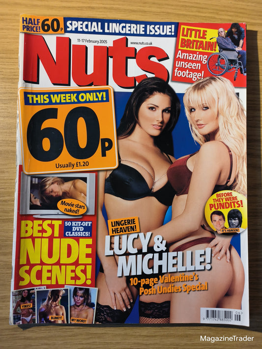 Nuts Magazine 11-17 February 2005 Lucy Pinder Michelle Marsh Emma Davis