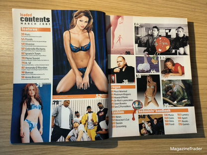 Loaded Magazine March 2001 Gabrielle Richens Mena Suvari Eminem D-12