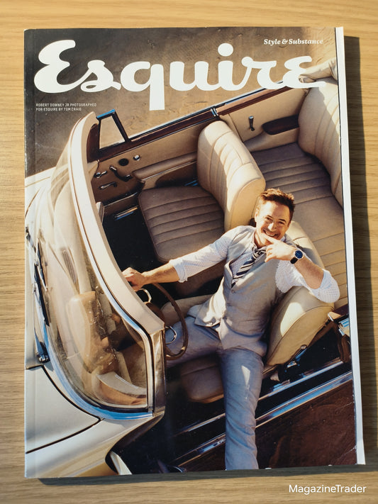 Esquire Magazine November 2014 Robert Downey Jr Daniel Sturridge Christoph Waltz