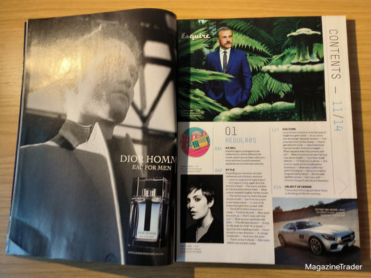 Esquire Magazine November 2014 Robert Downey Jr Daniel Sturridge Christoph Waltz