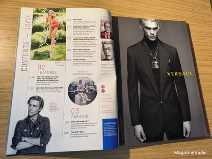 Esquire Magazine October 2014 Michael Caine Chrissy Teigen Jason Segel