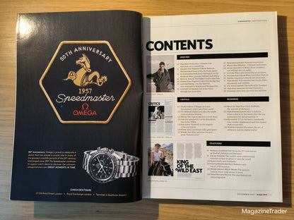 Esquire Magazine November 2007 Kaka Ballon d'Or Nigella Lawson Lewis Hamilton