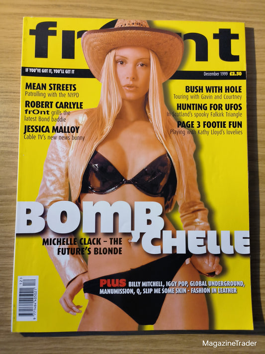 Front Magazine December 1999 - POSTER Michelle Clack, Robert Carlyle, Jessica Malloy