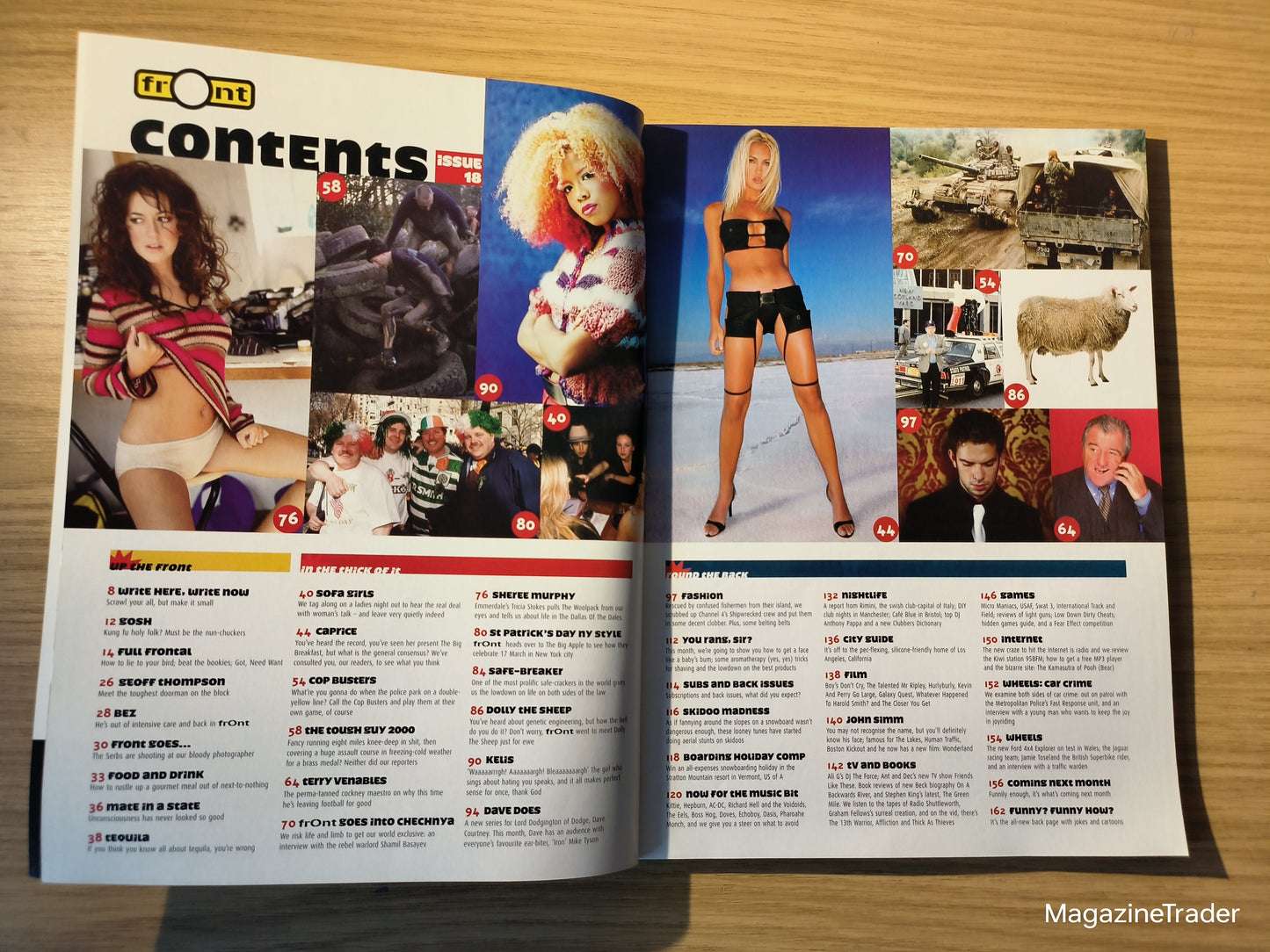 Front Magazine April 2000 - Caprice, Sheree Murphy