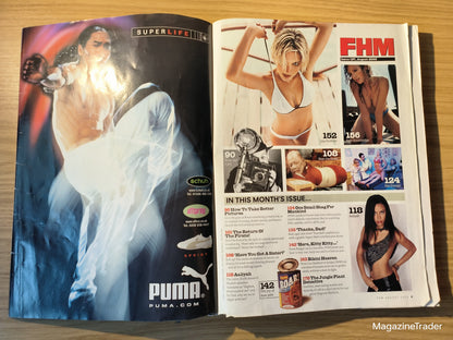 FHM Magazine August 2000 - Bikini Heaven Models Lisa Faulkner, Jordan, Nell McAndrew, Davinia Taylor, Kate Groombridge, Ivana Horvat