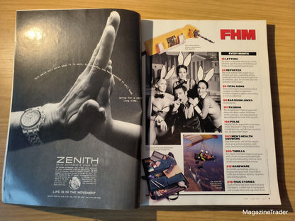 FHM Magazine January 1997 - Gillian Anderson Model, 30 Pervy Sex Tips, Pirelli Girls, Peter Stringfellow
