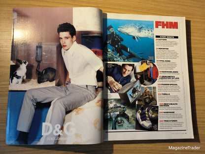 FHM Magazine March 1998 - All Saints Models, Kurt Russell, Lisa Kudrow, Monster Fashion Special
