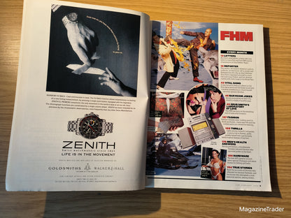 FHM Magazine February 1998 - Kylie Minogue Model, Michael Madsen, Mark Wahlberg, Exotic Smells