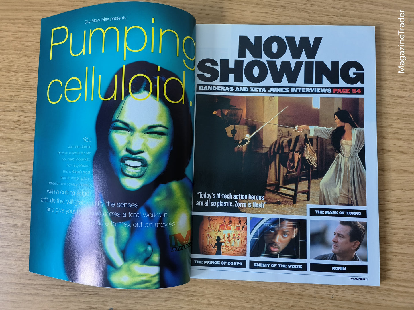 Total Film Magazine Issue 24 - January 1999 - Zorro's Girl Catherine Zeta Jones - The Mask of Zorro