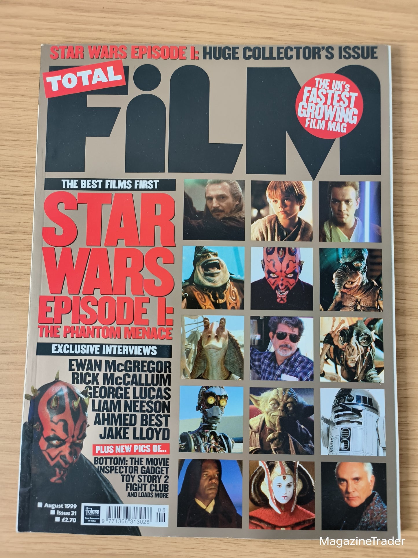 Total Film Magazine Issue 31 - August 1999 - Star Wars Episode I The Phantom Menace Huge Collector's Issue