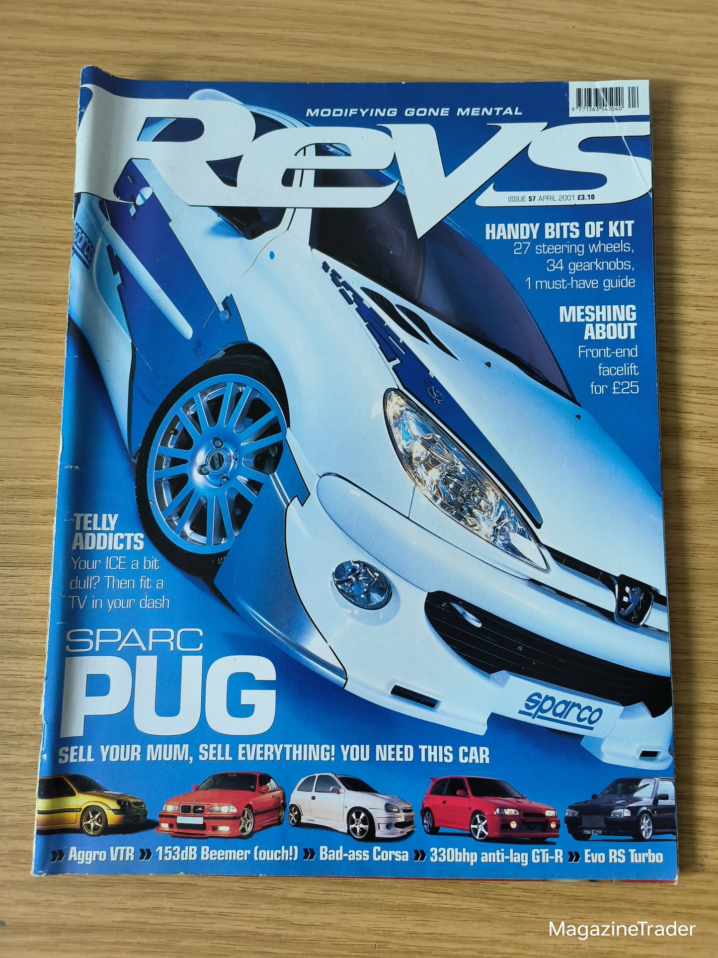 Revs Magazine Issue 37 - April 2001 - Sparc Pug Sell Your Mum Sell Everything! You Need This Car