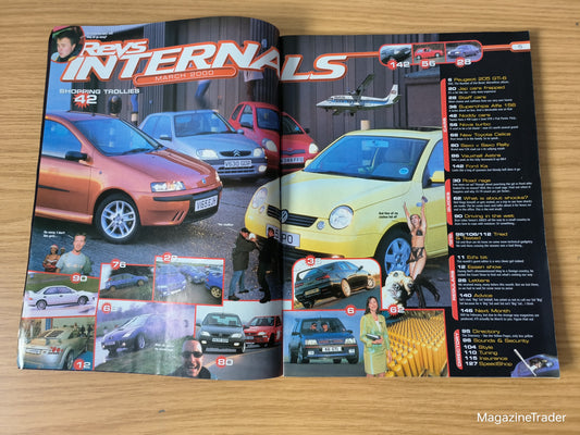 Revs Magazine - March 2000 - We're Not Worthy Evo VI 22B Scooby R33 Skyline Celica GT4