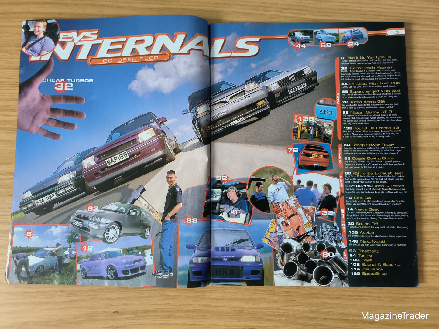 Revs Magazine - October 2000 - Ultra Vaux Extreme 300bhp Turbo Astra Saxo Frenzy