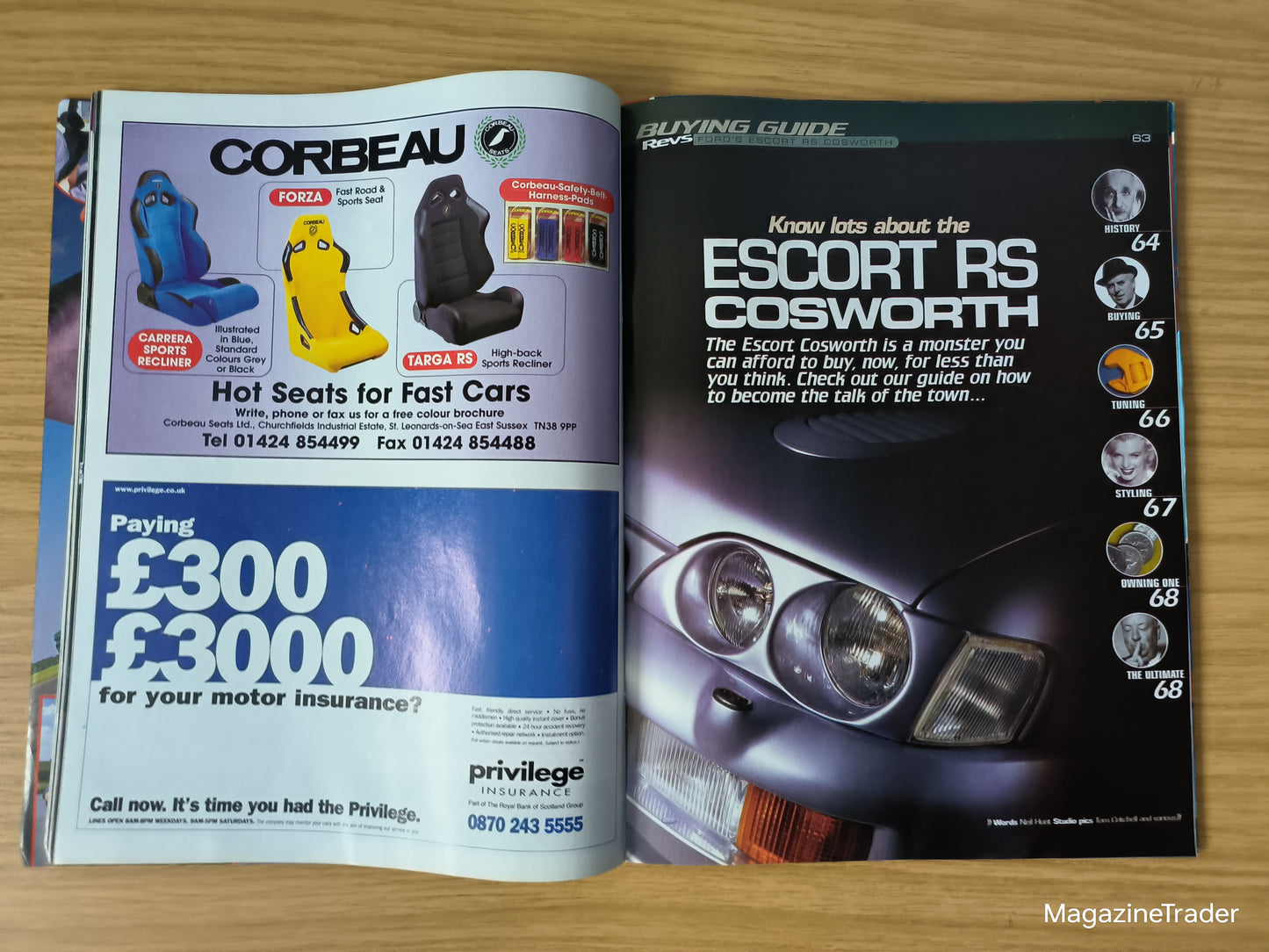 Revs Magazine - October 2000 - Ultra Vaux Extreme 300bhp Turbo Astra Saxo Frenzy