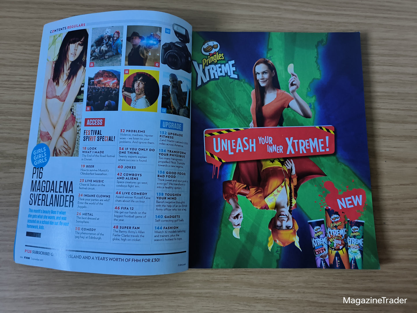 FHM Magazine September 2011 Laura Whitmore The Inbetweeners Pollyanna Woodward